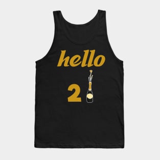 Hello 21 , Happy New year , New Year , New Years Eve , NYE 2021 , Hello 2021 Tank Top